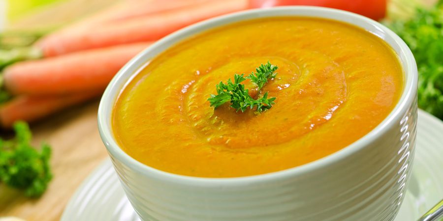 Reteta supa crema de morcov si piept de curcan