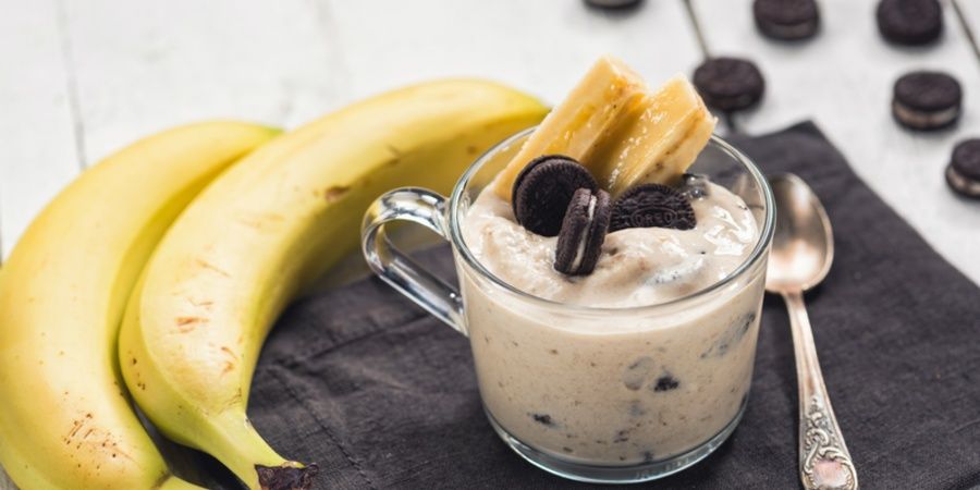 Reteta Frozen Yogurt cu banane si oreo